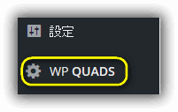WP QUADS – Quick AdSense Reloaded : プラグイン設定
