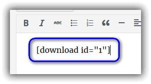 WP-DownloadManager プラグイン：記事にショートコードを入力